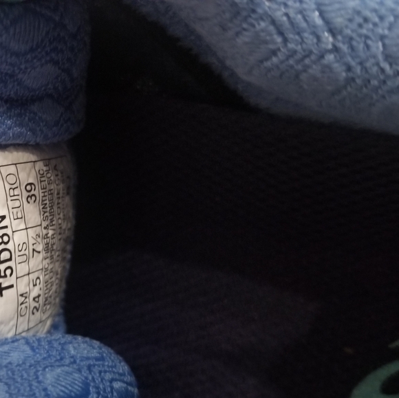 Asics blue women's shoes size 7.5 US - Picture 7 of 13